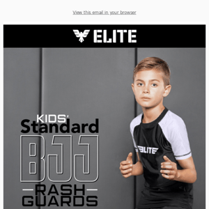 Elite Sports Kids' Standard BJJ Rash Guards