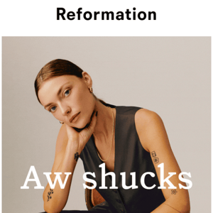THANKS, IT’S REFORMATION
