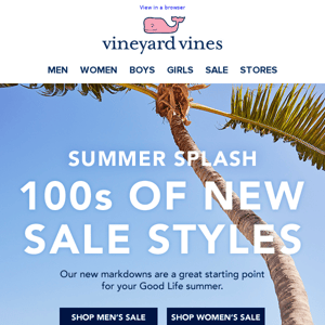 Big News: 100s Of New Sale Styles