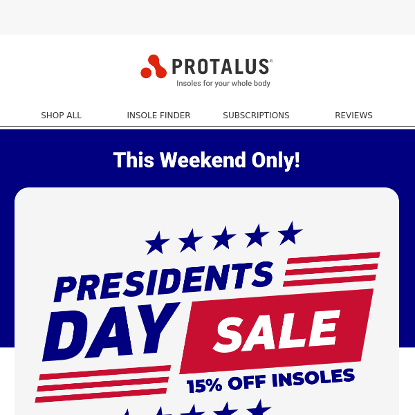 🇺🇸 Enjoy 15% Off for Presidents Day!