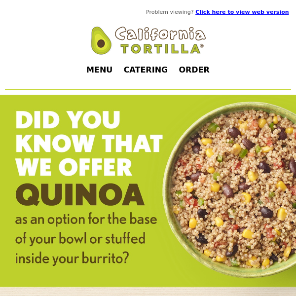It's ~Quinoa~ a Big Deal
