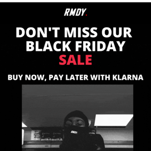 Black Friday Offer: Buy Now Pay Later 👊