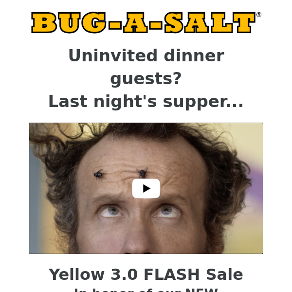 FLASH SALE: Yellow 3.0 ONLY $39.95 + FREE Bug-Beam!