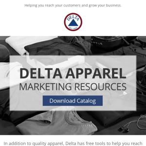 Let Delta Apparel Help You!
