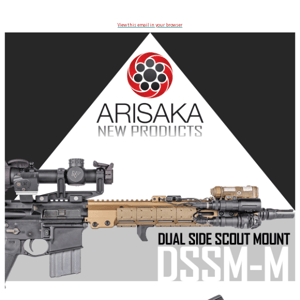 New Arisaka Products!  Dual Side Scout Mount M-Lok & M-Lok to M-Lok Adapter