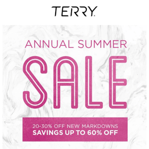 Load Up & Hit the Road During the Terry Sale.