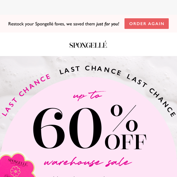 Say goodbye to 60% off…