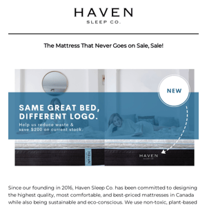 The Mattress That Never Goes on Sale, Sale!