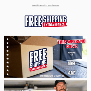 FREE Shipping Extravaganza!