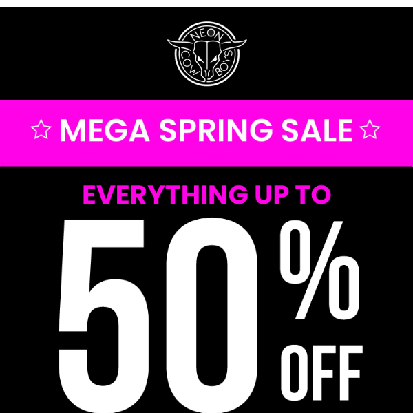 🟢 SPRING SALE Countdown • Up To 50% OFF