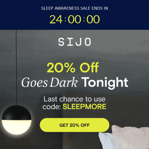 Hurry! Sleep Awareness Sale ends today🌙 ✨