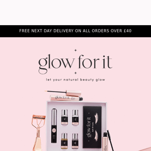 Glow For It Girl, claim your FREE GIFT WITH PURCHASE