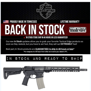 Get a 13.7" blaster and save $300! They will go fast!