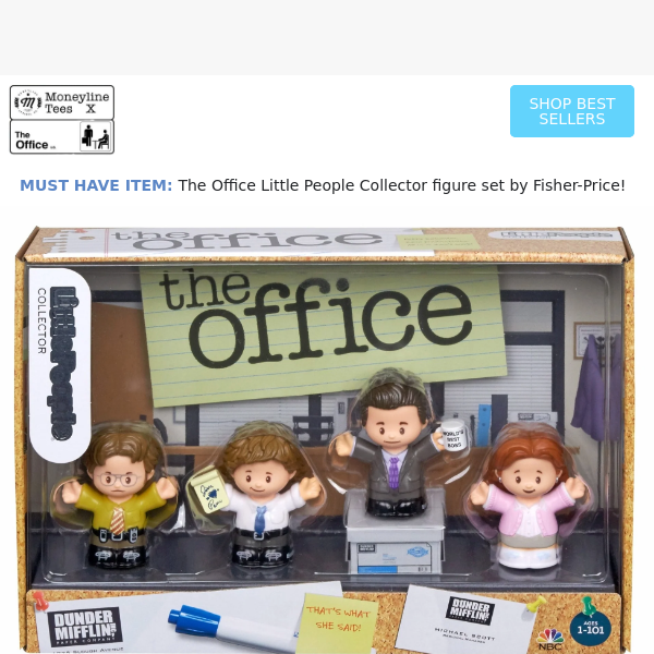 The Office Little People Collector figure set