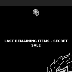 3 HOURS REMAINING - SECRET SALE