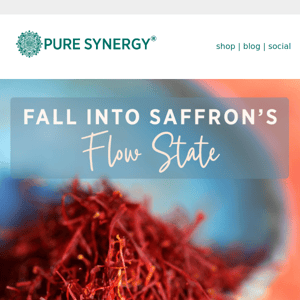 Shift into fall with saffron 🍁