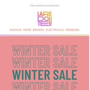 Winter Sale | Ends Tonight