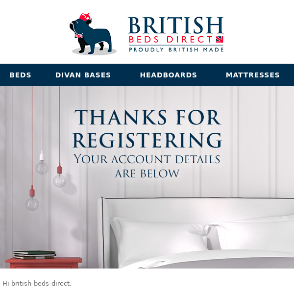 British Beds Direct: Registration Details