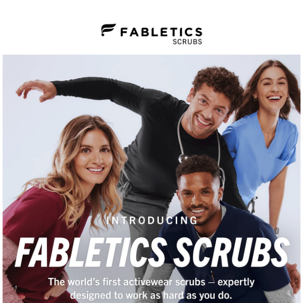 Guyssss finally @fabletics scrubs are finally out and let me tell