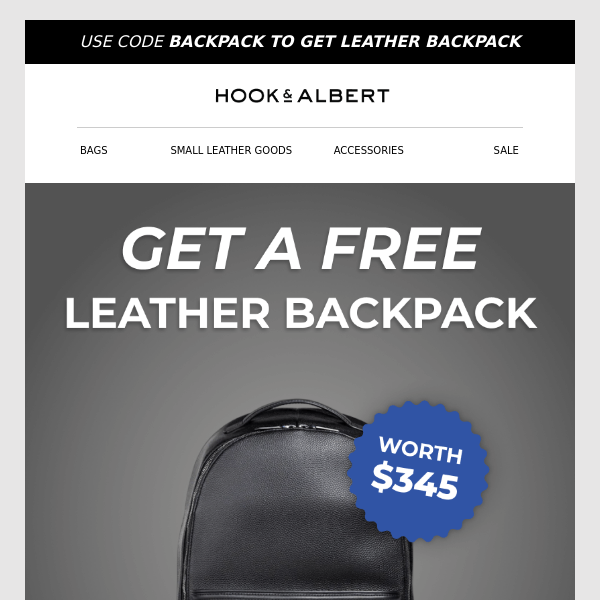 🎉 Get a Backpack worth $345