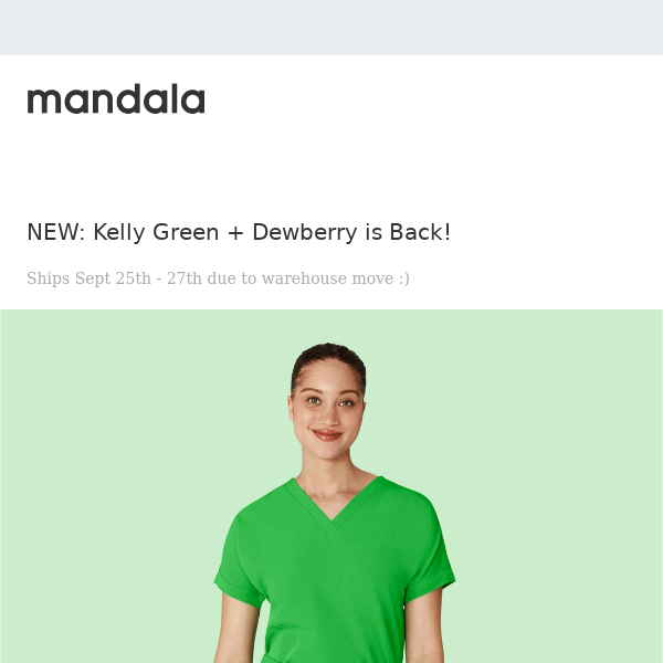 NEW: Kelly Green + Dewberry is Back!