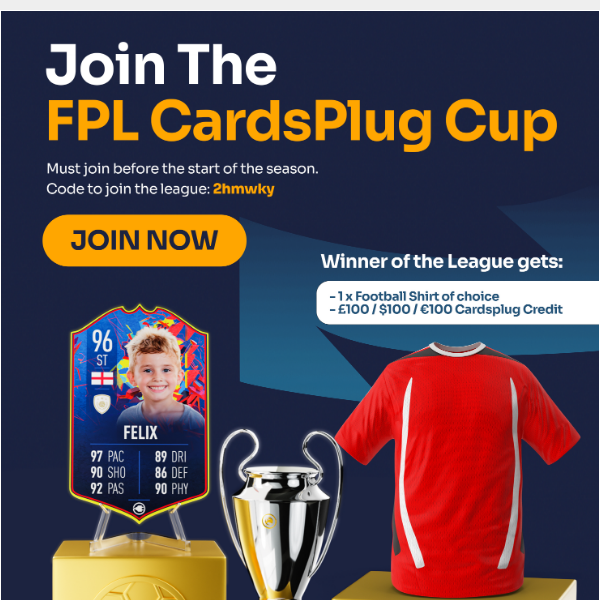 Join the FPL CardsPlug Cup ⚽