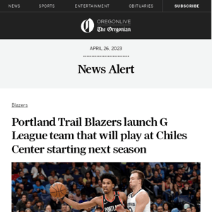 Portland Trail Blazers launch G League team that will play at Chiles Center starting next season