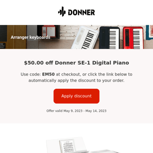 🎁【Mother's Day Gift】 Piano Reduced by another A$50 Off !! (Code: EM50)