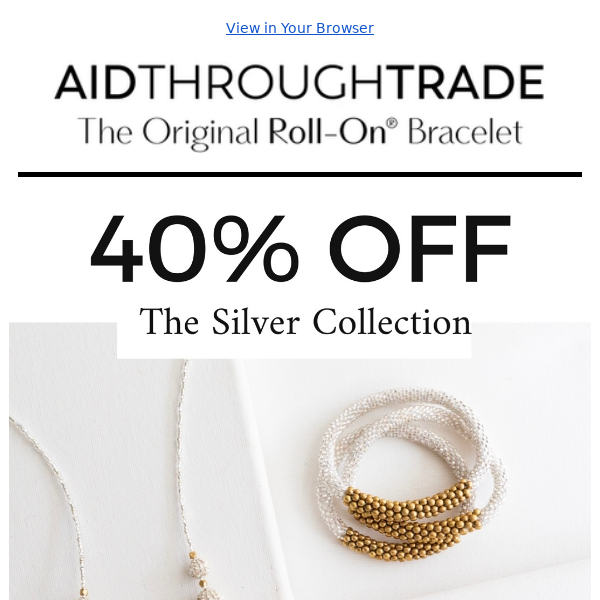 40% off The Silver Collection 🥳