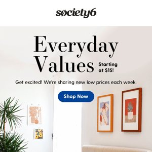 💸 Everyday Values ~ Starting at $15 💸