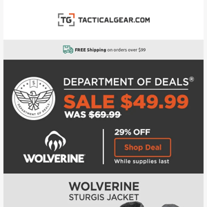 DOD: ⚠️ $49.99 Wolverine jacket (nearly sold out!) ⚠️