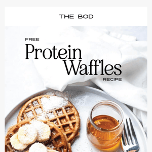 Free Protein Waffle recipe this way →