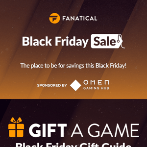 Gift a game and bag a Black Friday bargain!