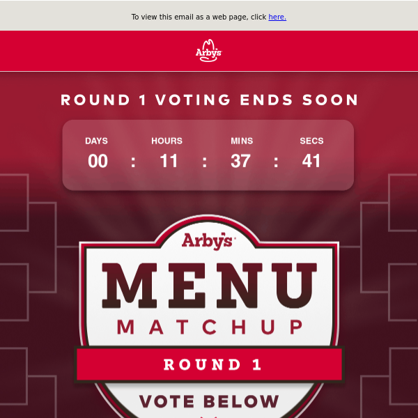 ✅🔲🔲 Don’t forget to vote in Menu Matchup Round 1 🏆