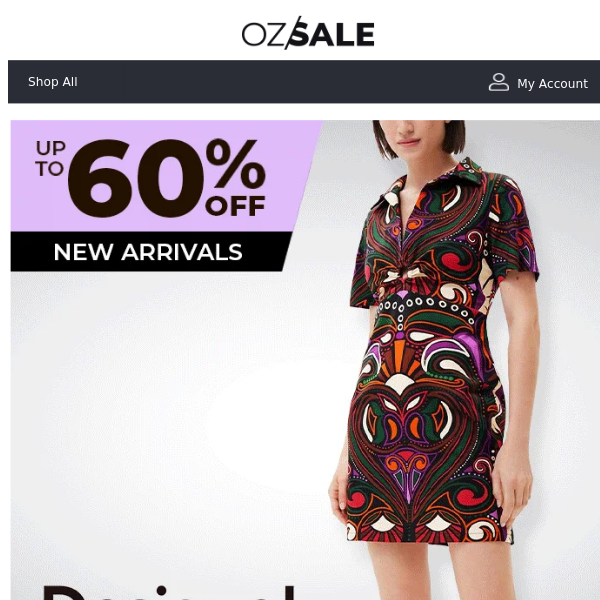 NEW ✔️Desigual Apparel ✔️Up To 60% Off ✔️