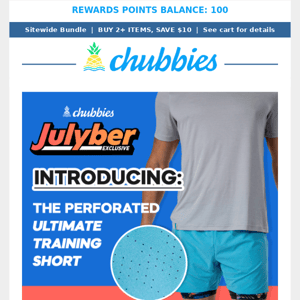 JULYBER EXCLUSIVE: New Perforated Ultimate Training Shorts