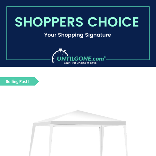 Shopper's Choice - 66% OFF Outdoor 10' x 10' Heavy Duty Party Canopy