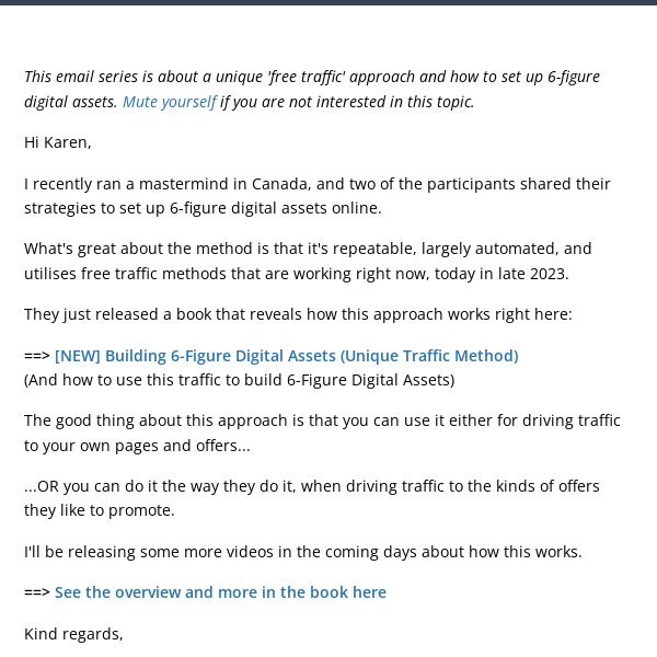 [NEW] Building 6-Figure Digital Assets (Unique Traffic Method)