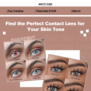 Find the Perfect Contact Lens for Your Skin Tone👍