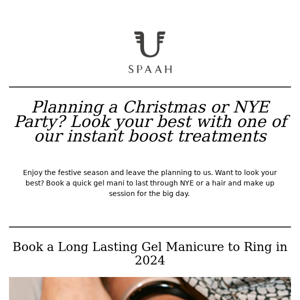 Book NYE Beauty Now🤩🥳