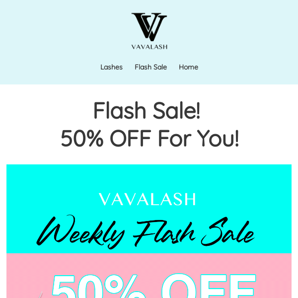 Flash Sale Coming😍 50% OFF😘