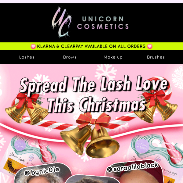 Spread The Lash Love This Christmas 🔔