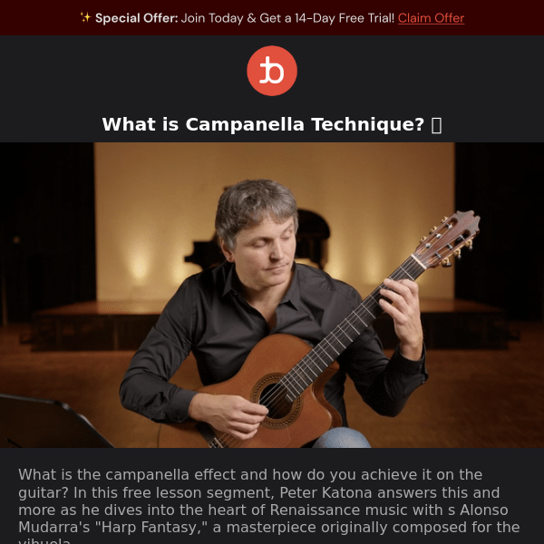 Free Preview: What is Campanella Technique? 🤔