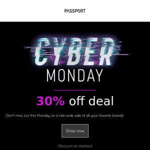 👾Get ready for Cyber Monday