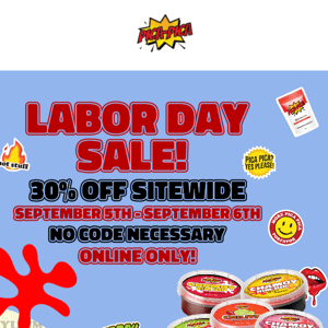 LABOR DAY SALE! 30% OFF SITEWIDE!🇺🇸🥳