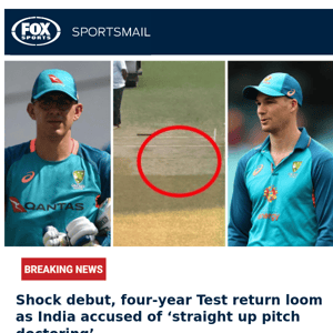 📝 Aussie first Test team locked as three changes from SCG loom