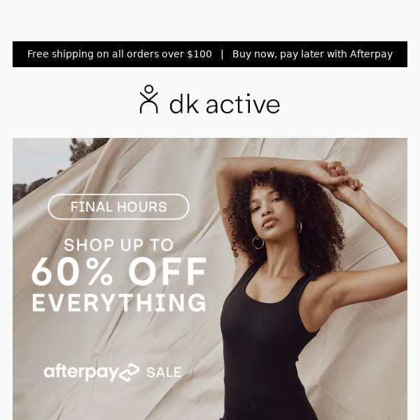 ⏰ Afterpay Sale Final Hours | Up to 60% Off Everything 💥