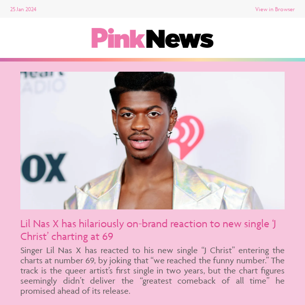 💦 Lil Nas X finally achieves the perfect 69 😈