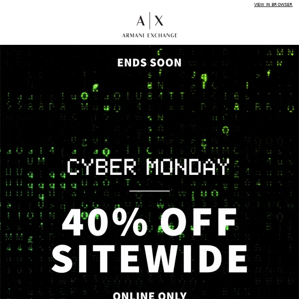 Armani Latest Emails Sales Deals