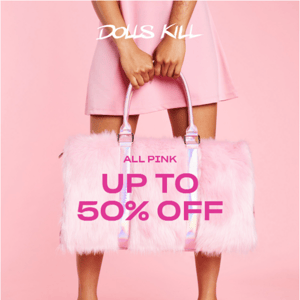 50% Off Pink DOORBUSTERS